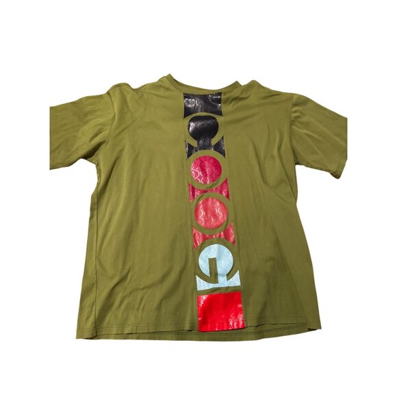 Coogi XXXL Made in Korea Olive Graphic Tee – Rare Vertical Circle Panel Logo – V - Picture 6 of 14